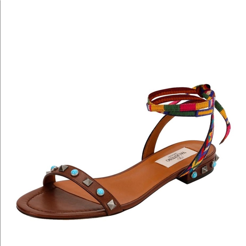 NWT Valentino Garavani Rockstud Rolling Sandals